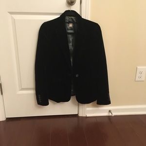 J CREW Schoolboy Blazer Velvet Black